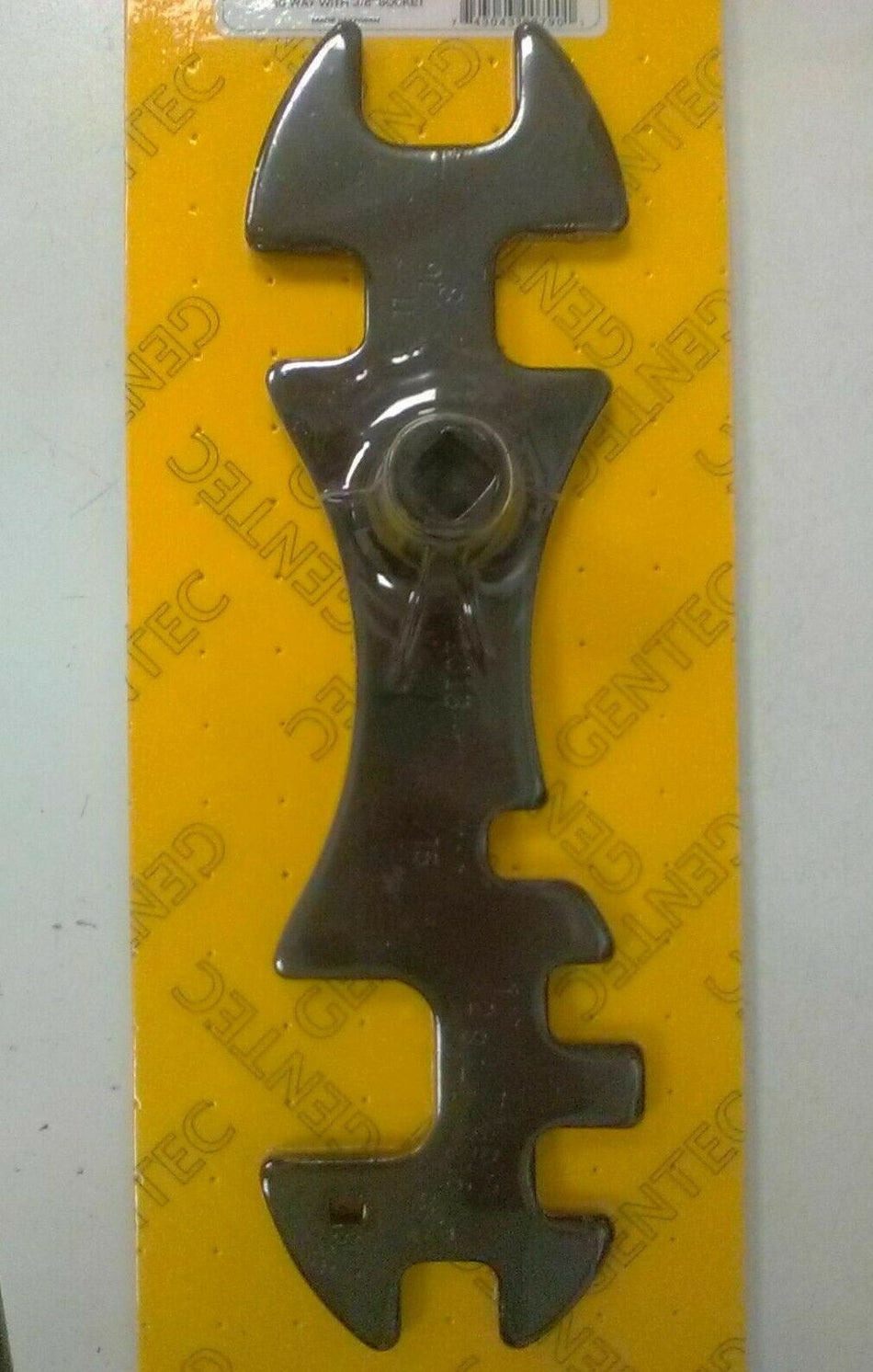Gentec Cylinder Wrench 10 Way With 3/8 Socket 27-1013SP