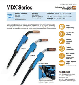 Miller AccuLock MDX 100 MIG Gun for MM 141, 211, Multimatic 215,220, 1770028