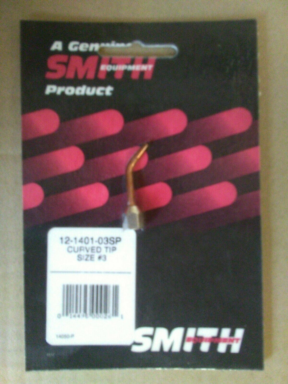 Miller Smith Little Torch 12-1401-03 Curved Tip Size #3 Vintage Packaging