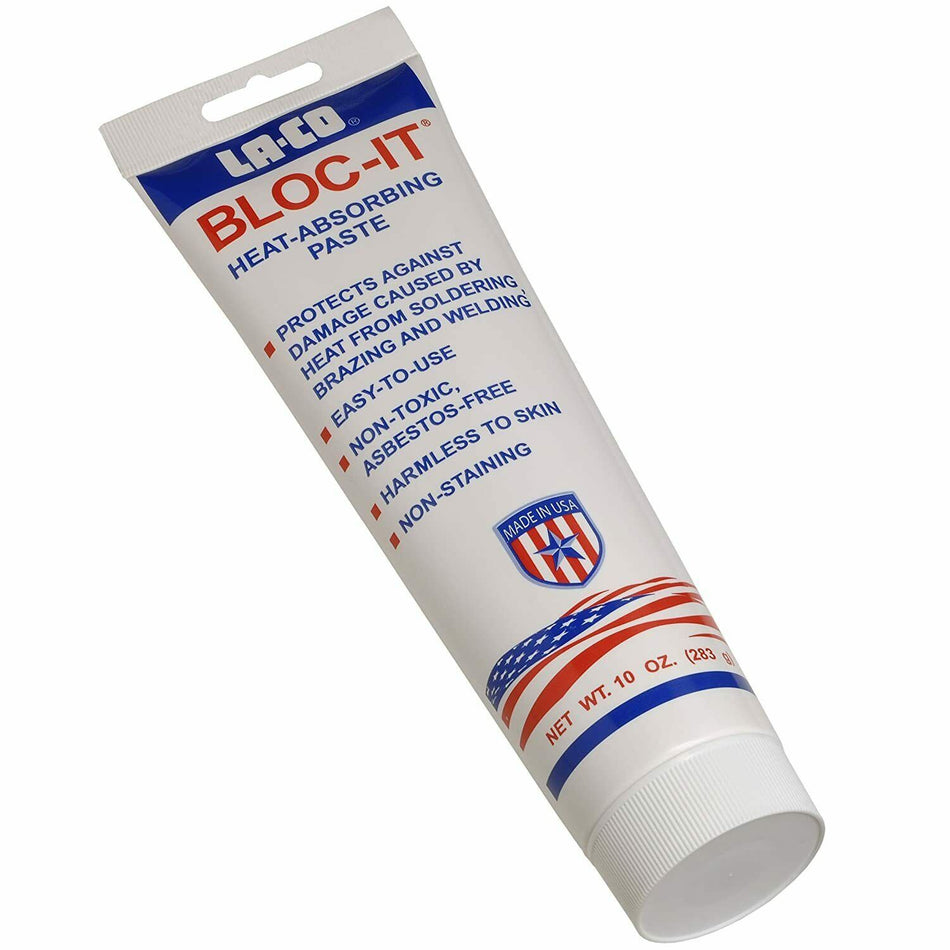 LA-CO Bloc-It Heat Absorbing Paste Flux Type: Paste 10 oz