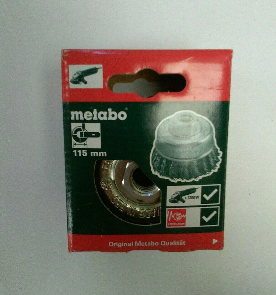 Metabo CUP BRUSH 65X0.5 MM/ 5/8" Steel Wire Twisted (623804000)