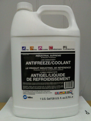 Miller 043810 Coolant Antifreeze Low Conductivity For Tig 1 Gal
