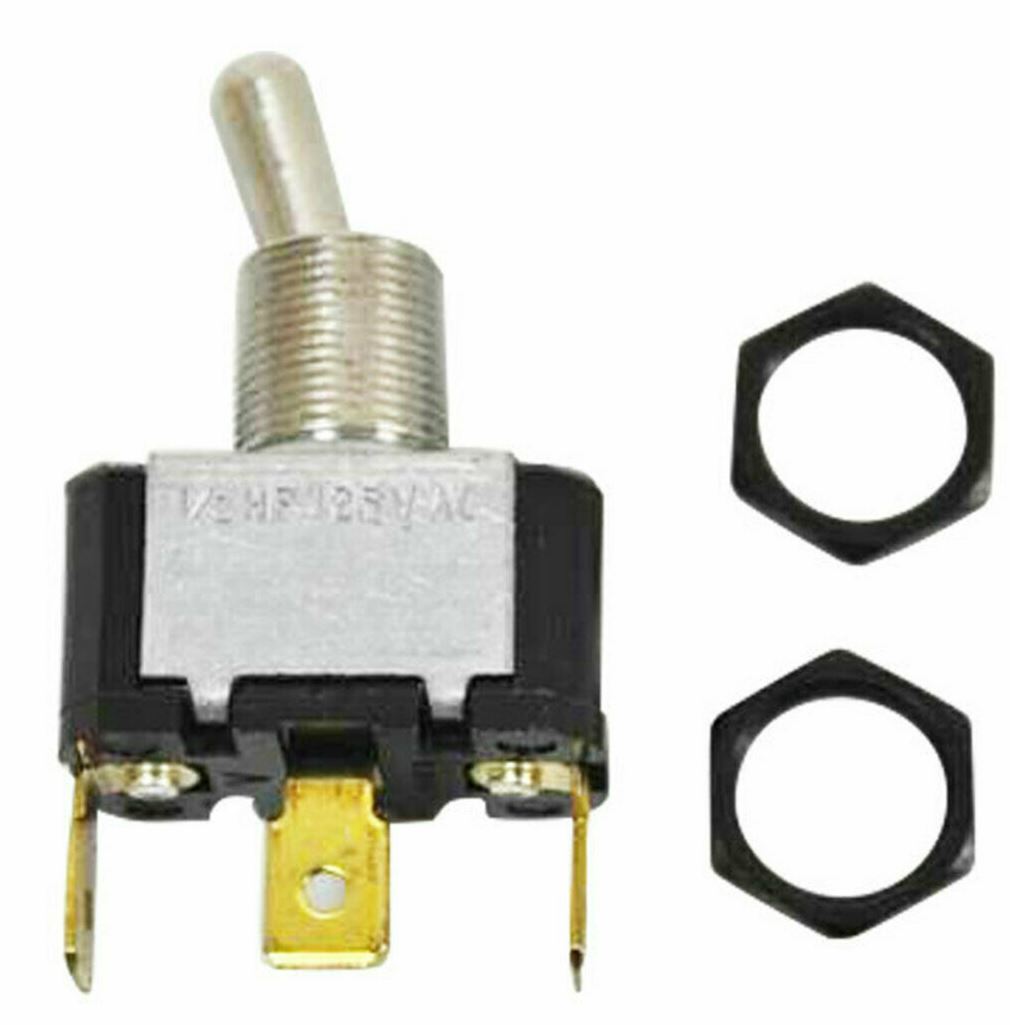 Miller 011609 TToggle Switch SPDT 15A 125VAC ON-NONE-ON SPD TERM CHR